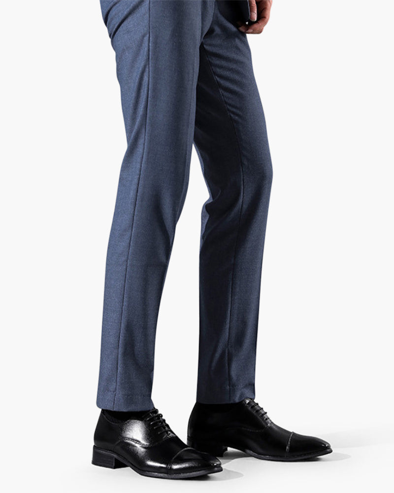 Herren Lederschuhe Schwarz Größe 42 Leder Klassisch-2