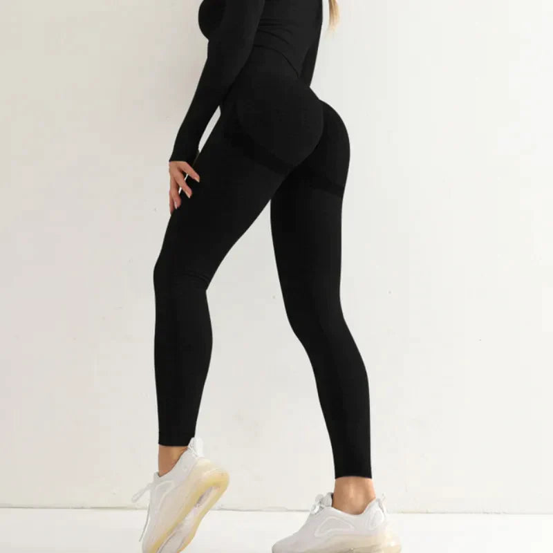 Variant image for Damen Sport Leggings Schwarz Größe M Polyester-13