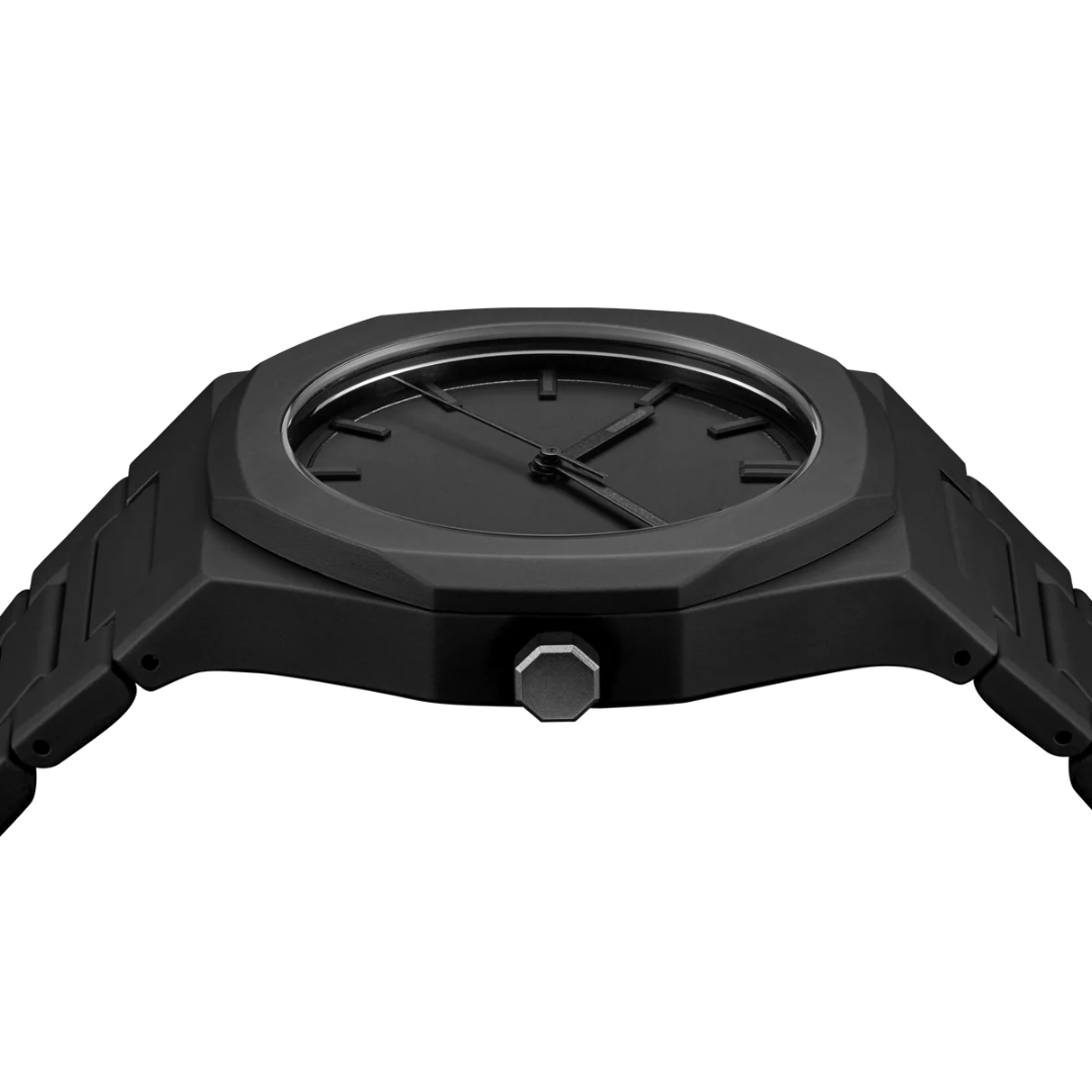 Herren Armbanduhr Schwarz 41 mm Polycarbonat Soft-Touch-Beschichtung-4