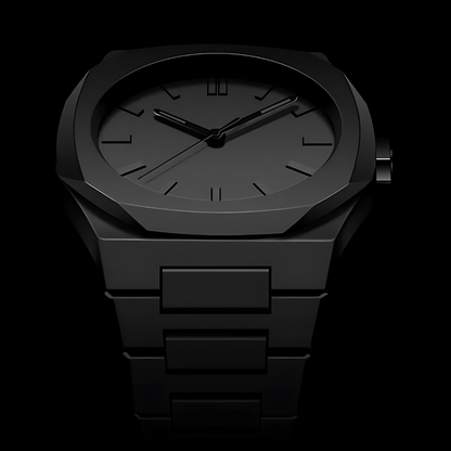 Herren Armbanduhr Schwarz 41 mm Polycarbonat Soft-Touch-Beschichtung-5
