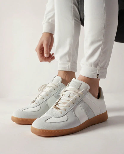 Herren Sneaker Schwarz Größe 42 Leder Wildleder-3