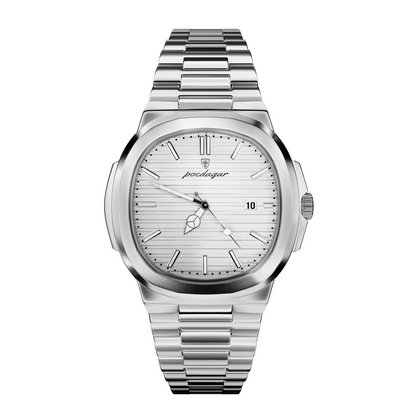 Variant image for Herren Armbanduhr Edelstahl Schwarz 41 mm Quarz Saphirglas-3