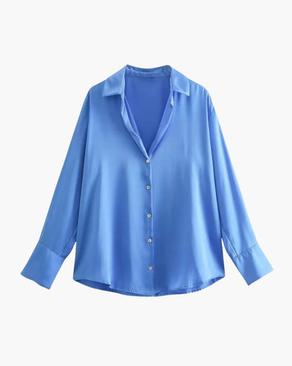 Damen Hemd Sandy Brown Größe M Baumwolle Oversized-6