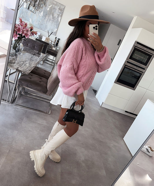 Damen Stiefel Beige Größe 38 Kunstleder mit Plateau für Herbst und Winter-1