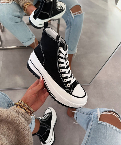 Herren Sneaker Schwarz Größe 42 Leder-4