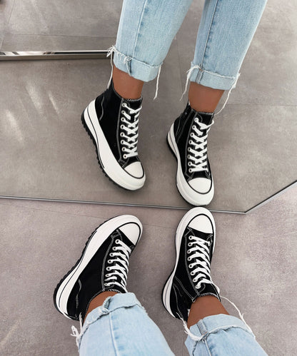 Herren Sneaker Schwarz Größe 42 Leder-3